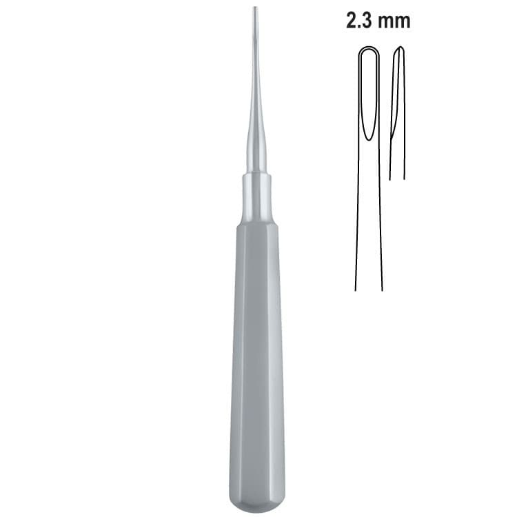 Elevator Falcon-Mini straight 2.3mm, fig. 3 – oficiali Falcon Medical produkto nuotrauka