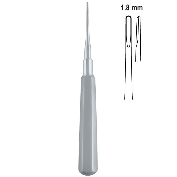 Elevator Falcon-Mini straight 1.8mm, fig. 2 – oficiali Falcon Medical produkto nuotrauka