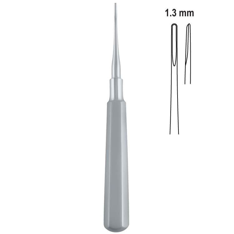 Elevator Falcon-Mini straight 1.3mm, fig. 1 – oficiali Falcon Medical produkto nuotrauka