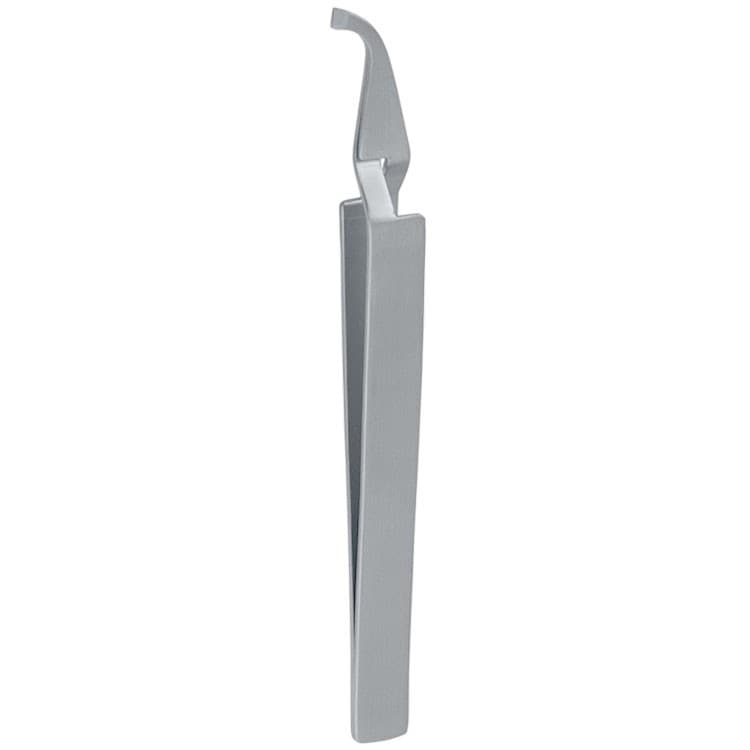 Bracket placing tweezers curved 135mm – oficiali Falcon Medical produkto nuotrauka