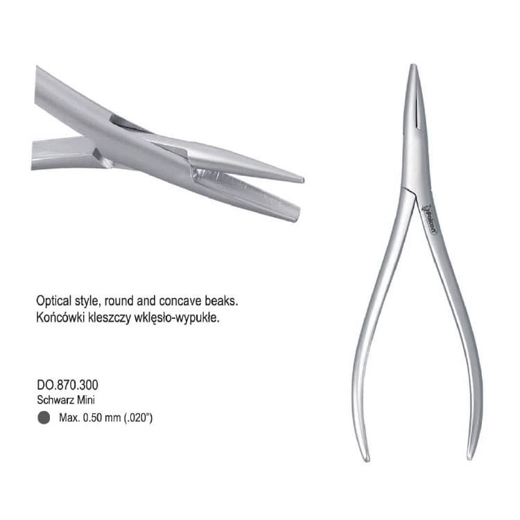Pliers loop forming Schwarz small – oficiali Falcon Medical produkto nuotrauka