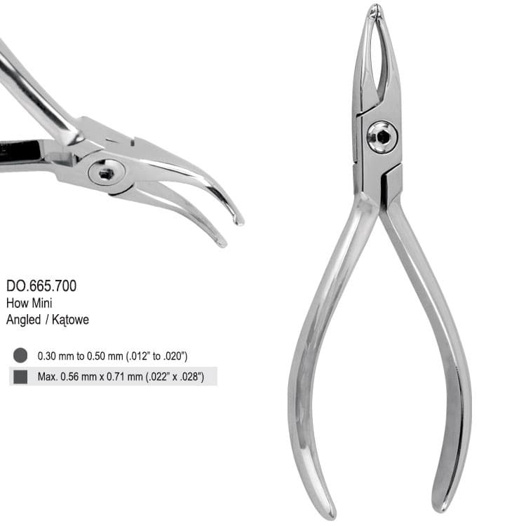 Pliers utility angled How mini – oficiali Falcon Medical produkto nuotrauka