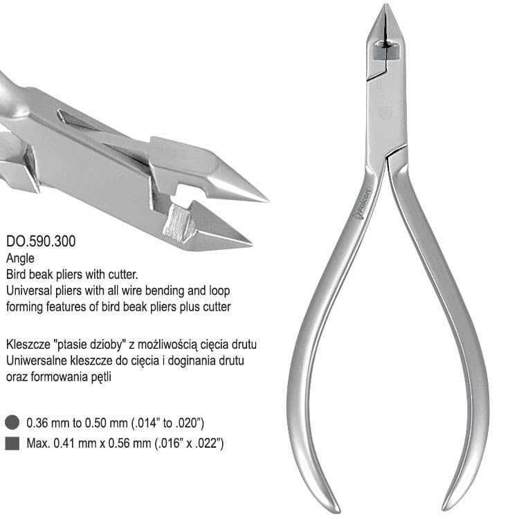 Pliers wire bending and cutting Angle – oficiali Falcon Medical produkto nuotrauka
