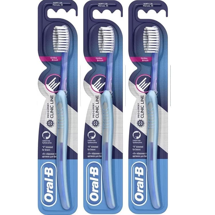 Oral-B orthodontic V-Trim toothbrush – oficiali Falcon Medical produkto nuotrauka
