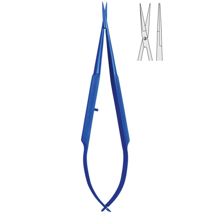 Titanium Micro Scissors straight 140mm – oficiali Falcon Medical produkto nuotrauka