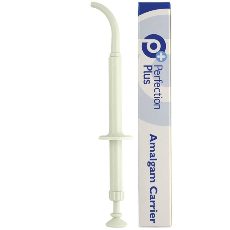 Grey plastic amalgam carriers autoclavable, curved – oficiali Falcon Medical produkto nuotrauka