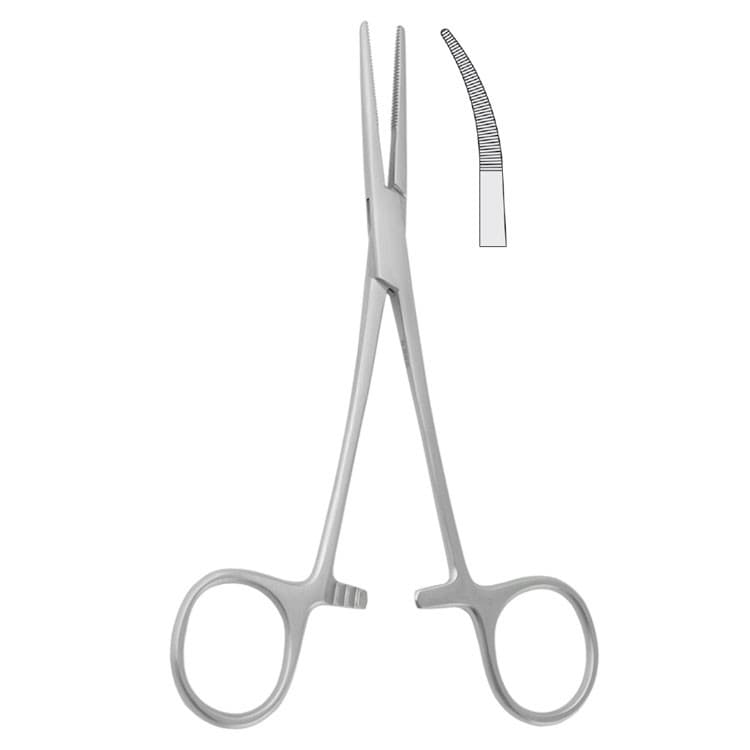 Forceps artery Kelly curved 145mm – oficiali Falcon Medical produkto nuotrauka