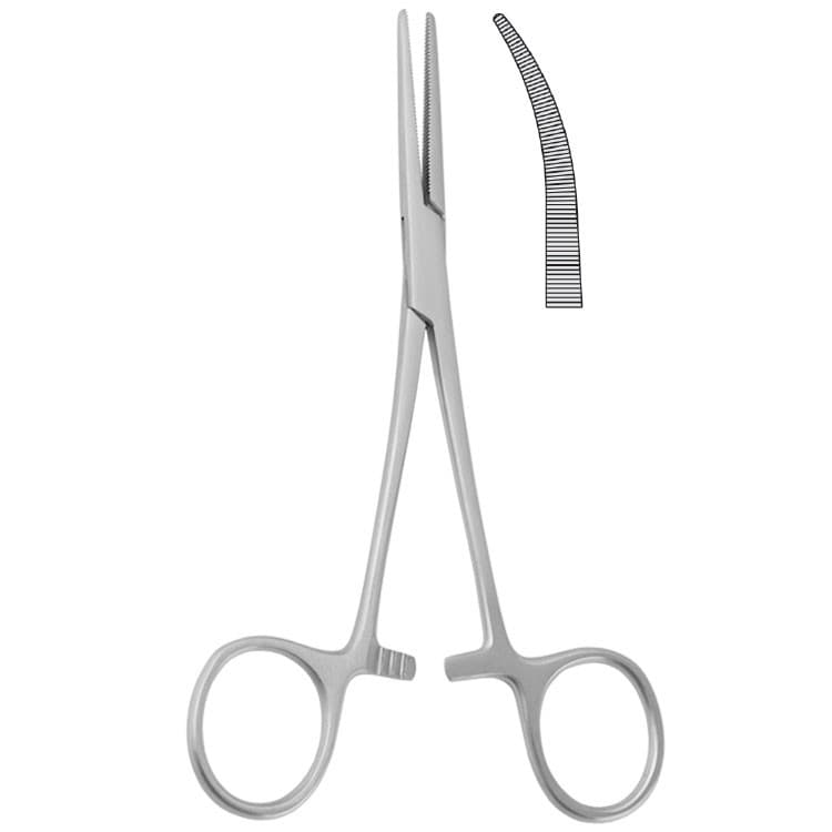 Forceps artery Crile curved 145mm – oficiali Falcon Medical produkto nuotrauka