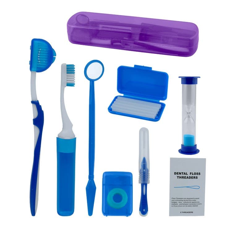 Orthodontic care kit purple – oficiali Falcon Medical produkto nuotrauka