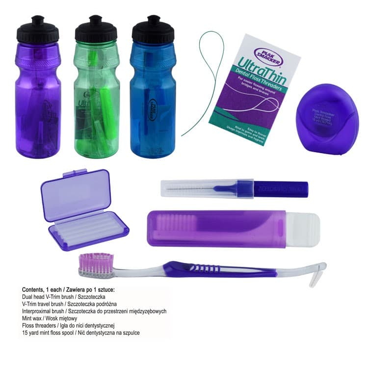 Orthodontic care kit green in bottle – oficiali Falcon Medical produkto nuotrauka