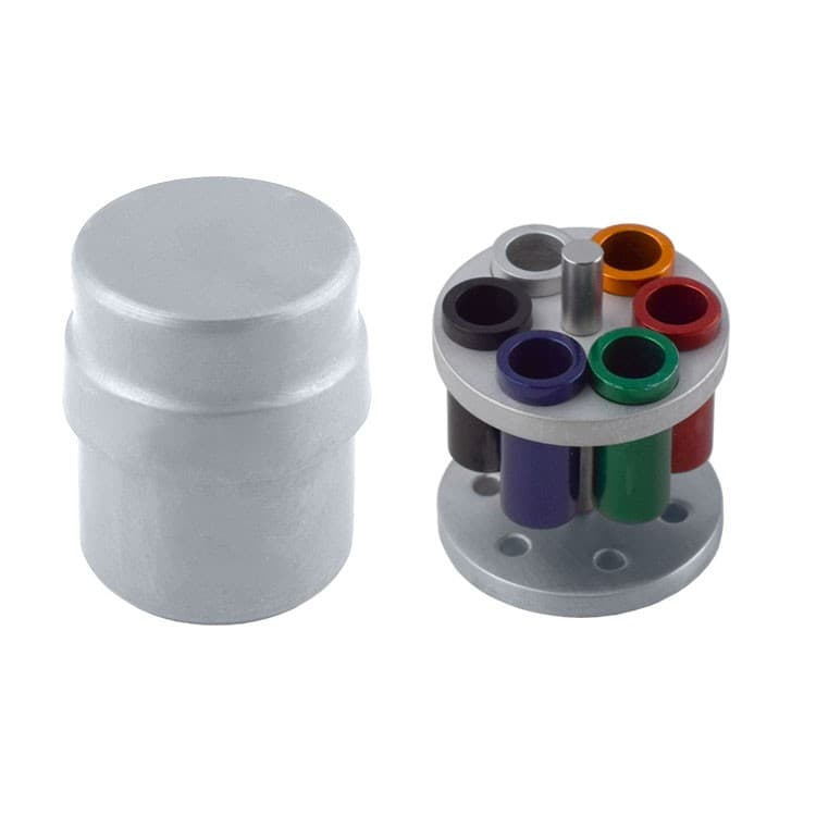 Gutta Perca box round mini silver – oficiali Falcon Medical produkto nuotrauka
