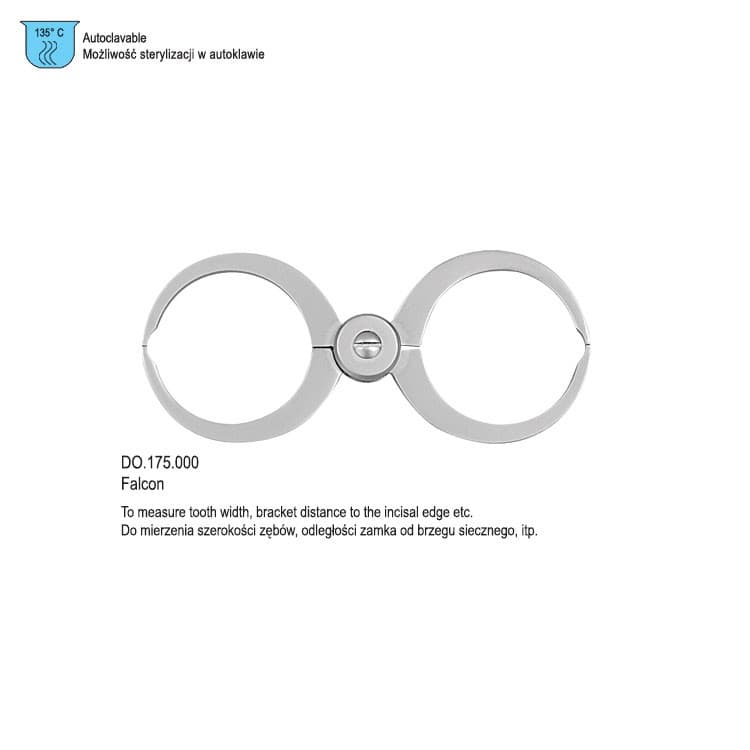 Orthodontic bow compass – oficiali Falcon Medical produkto nuotrauka