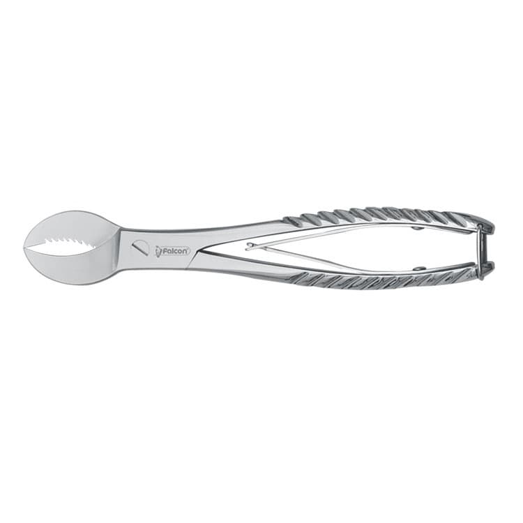 Plaster cutting forceps curved 200mm – oficiali Falcon Medical produkto nuotrauka