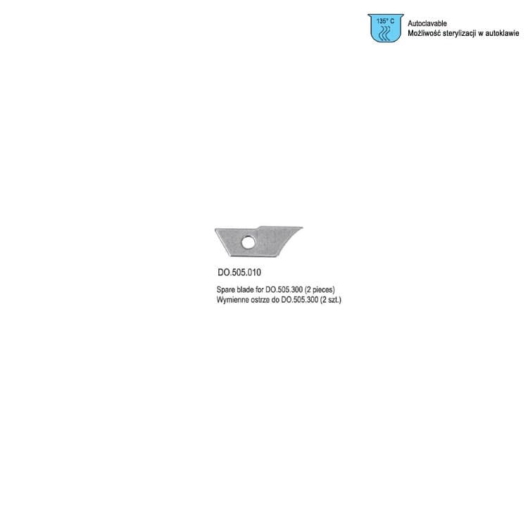 Spare blade for DO.505.300 (Pair) – oficiali Falcon Medical produkto nuotrauka