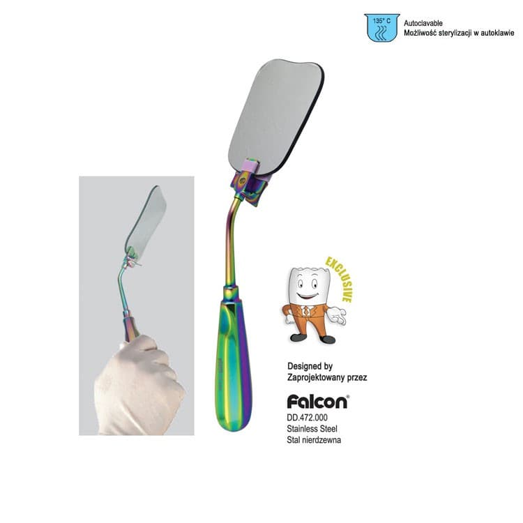 Handle for photographic mirrors Falcon – oficiali Falcon Medical produkto nuotrauka