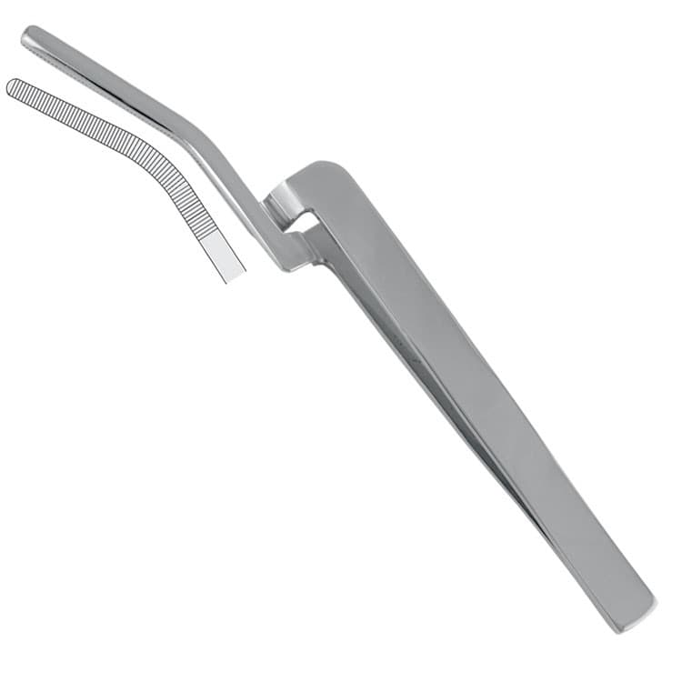 Forceps articulating Miller curved 150mm – oficiali Falcon Medical produkto nuotrauka