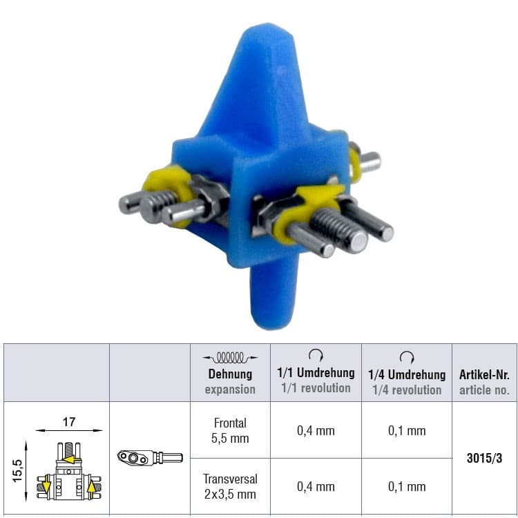Multiple-Sectors Screws by Bertoni 2x 3.5 mm – oficiali Falcon Medical produkto nuotrauka