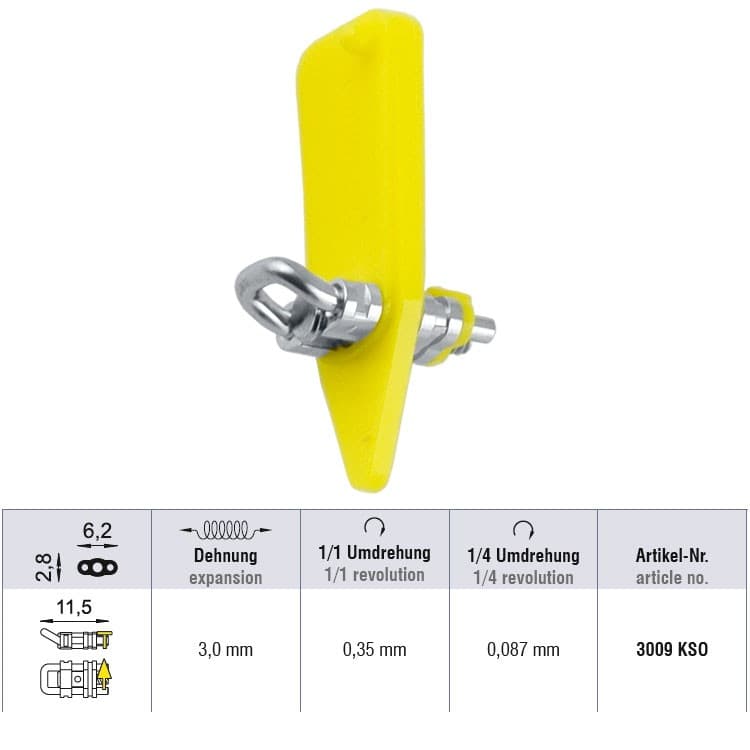 Micro skeleton screw 11.5 x 3 mm – oficiali Falcon Medical produkto nuotrauka