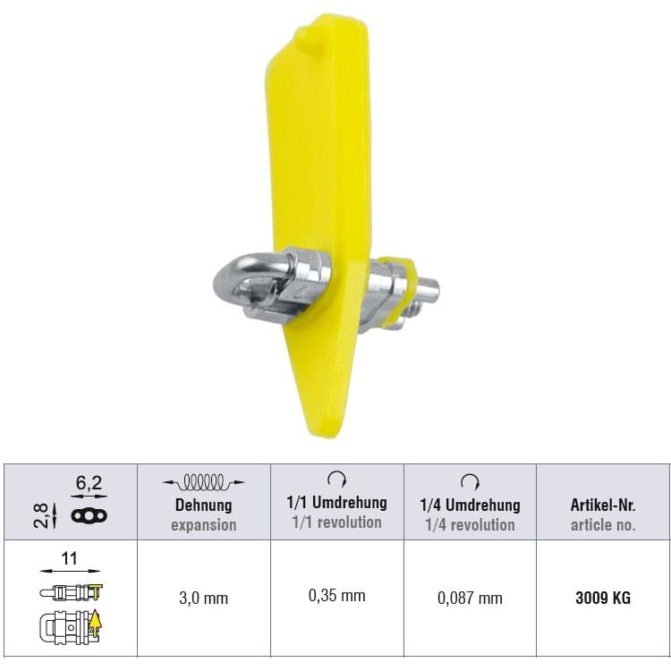 Micro skeleton screw 10 x 3 mm – oficiali Falcon Medical produkto nuotrauka