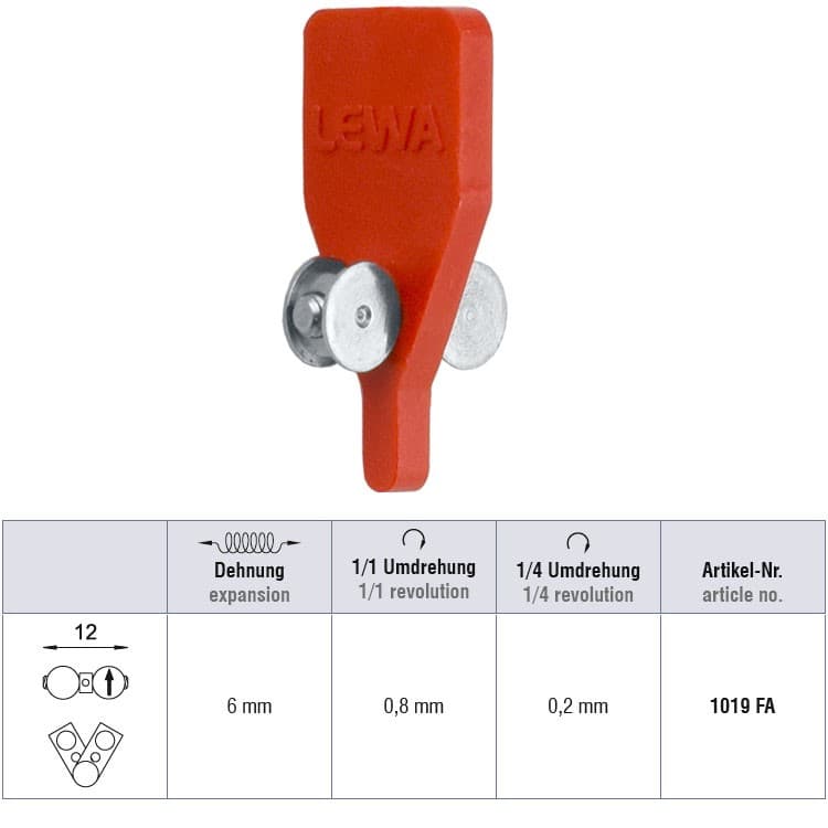 Fan shaped expansion screw 6mm – oficiali Falcon Medical produkto nuotrauka