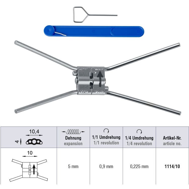 Palatal expansion screws 5mm – oficiali Falcon Medical produkto nuotrauka