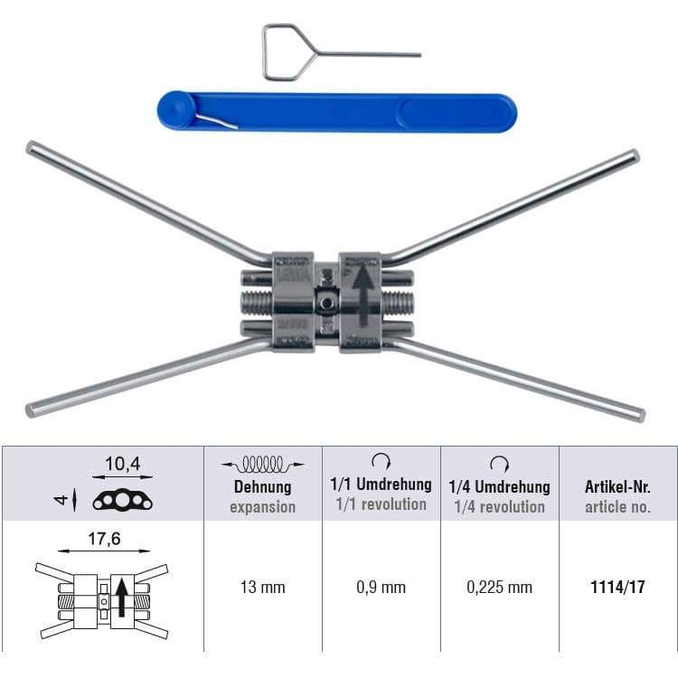 Palatal expansion screws 13mm – oficiali Falcon Medical produkto nuotrauka