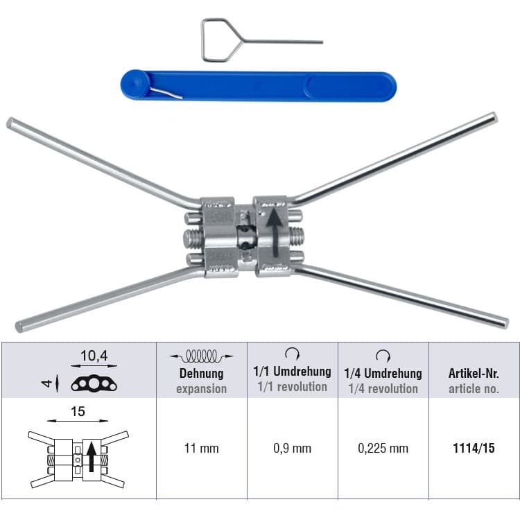 Palatal expansion screws 11mm – oficiali Falcon Medical produkto nuotrauka
