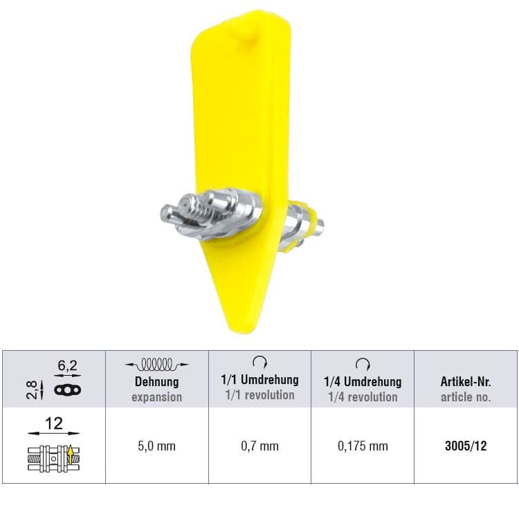 Micro screw multi-use 12 x 5 mm – oficiali Falcon Medical produkto nuotrauka