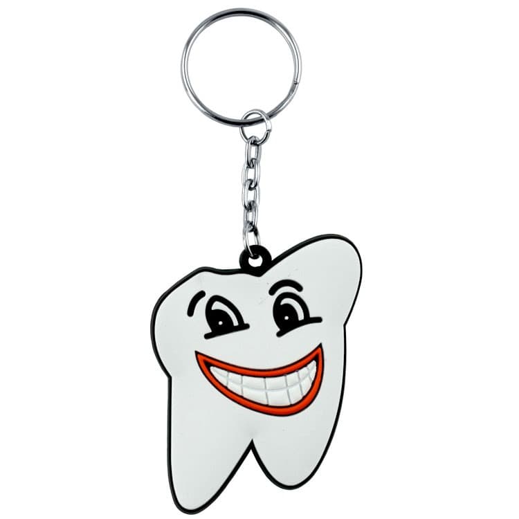Dental key rings smile assorted pack of 6 pieces – oficiali Falcon Medical produkto nuotrauka