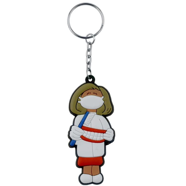Dental key rings dentist assorted pack of 6 pieces – oficiali Falcon Medical produkto nuotrauka
