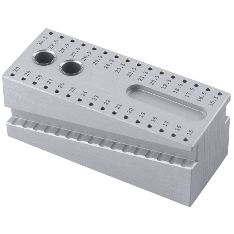 Aluminium Endometer 100x40x40 mm – oficiali Falcon Medical produkto nuotrauka