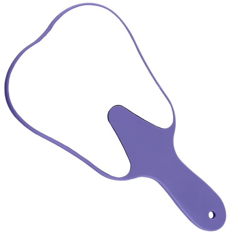 Hand mirror for patient purple – oficiali Falcon Medical produkto nuotrauka