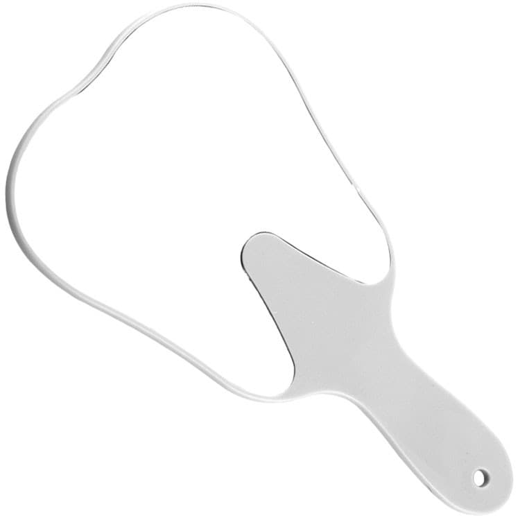 Hand mirror for patient white – oficiali Falcon Medical produkto nuotrauka