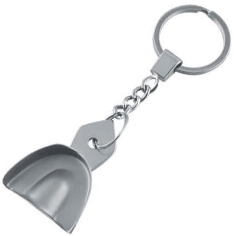Dental key ring metal impression tray solid – oficiali Falcon Medical produkto nuotrauka