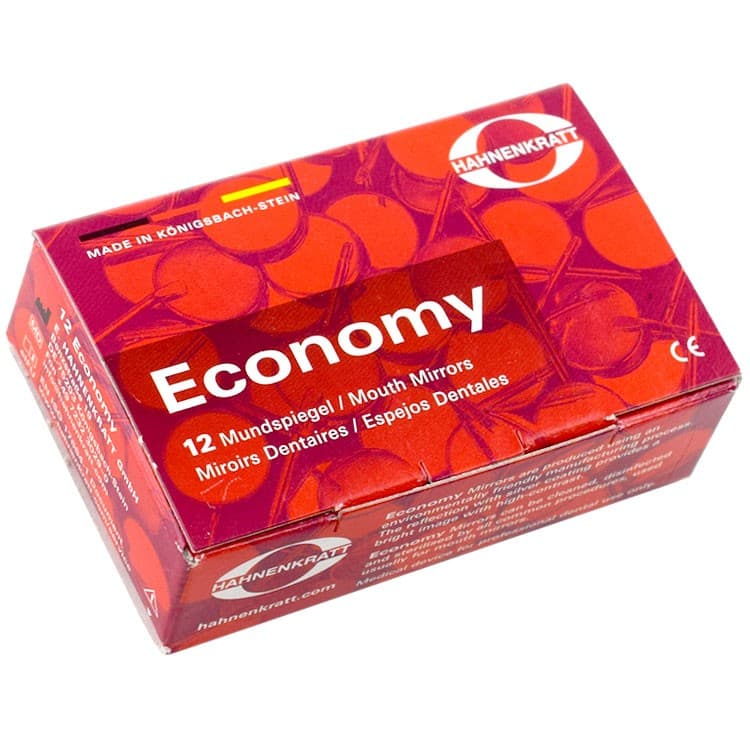 Mouth Mirrors Economy plane (pack of 12 pieces) – oficiali Falcon Medical produkto nuotrauka