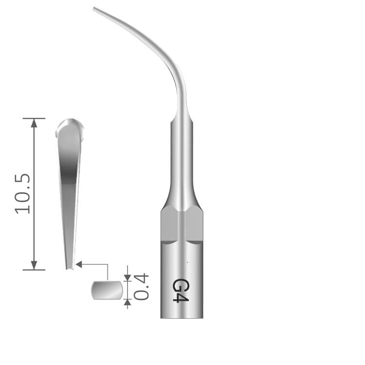 Ultrasonic scaling tip fig. G4 (E-M Type) – oficiali Falcon Medical produkto nuotrauka