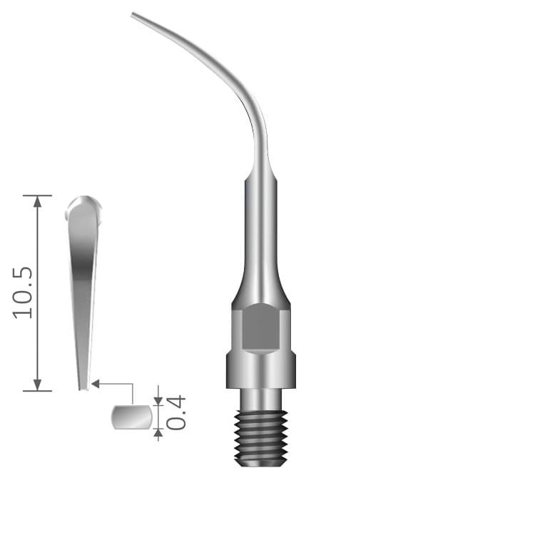 Ultrasonic scaling tip fig. GS4 (S-Type) – oficiali Falcon Medical produkto nuotrauka