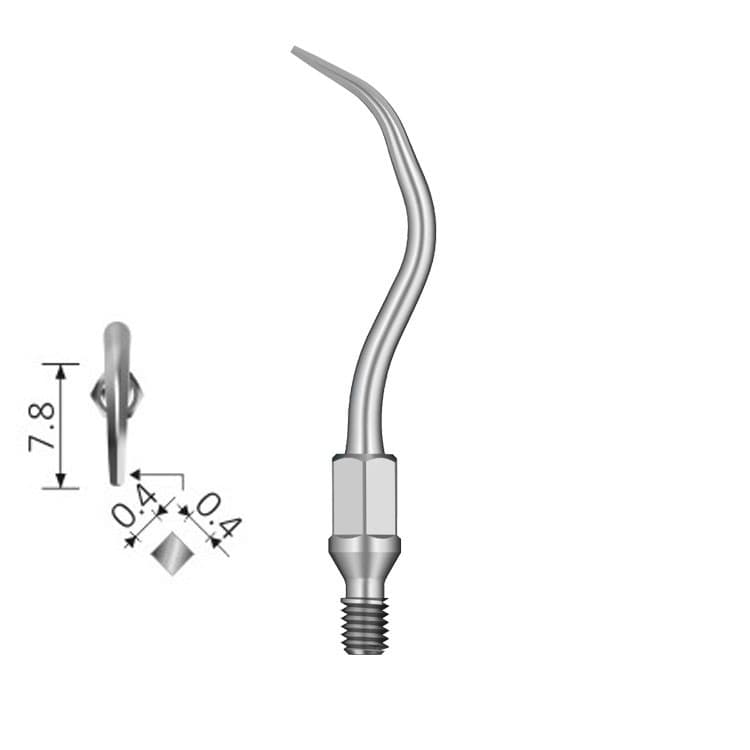 Ultrasonic scaling tip fig. GK1 (K-Type) – oficiali Falcon Medical produkto nuotrauka