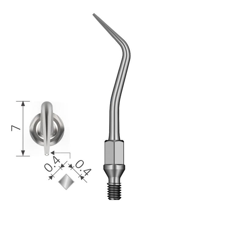 Ultrasonic scaling tip fig. GK3 (K-Type) – oficiali Falcon Medical produkto nuotrauka