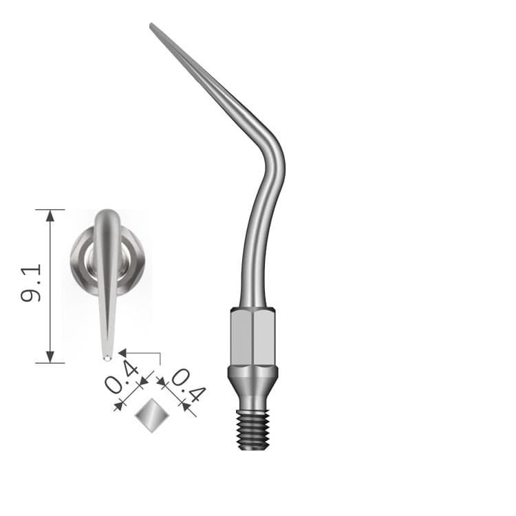 Ultrasonic scaling tip fig. GK4 (K-Type) – oficiali Falcon Medical produkto nuotrauka