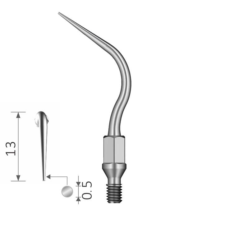 Ultrasonic scaling tip fig. GK6 (K-Type) – oficiali Falcon Medical produkto nuotrauka