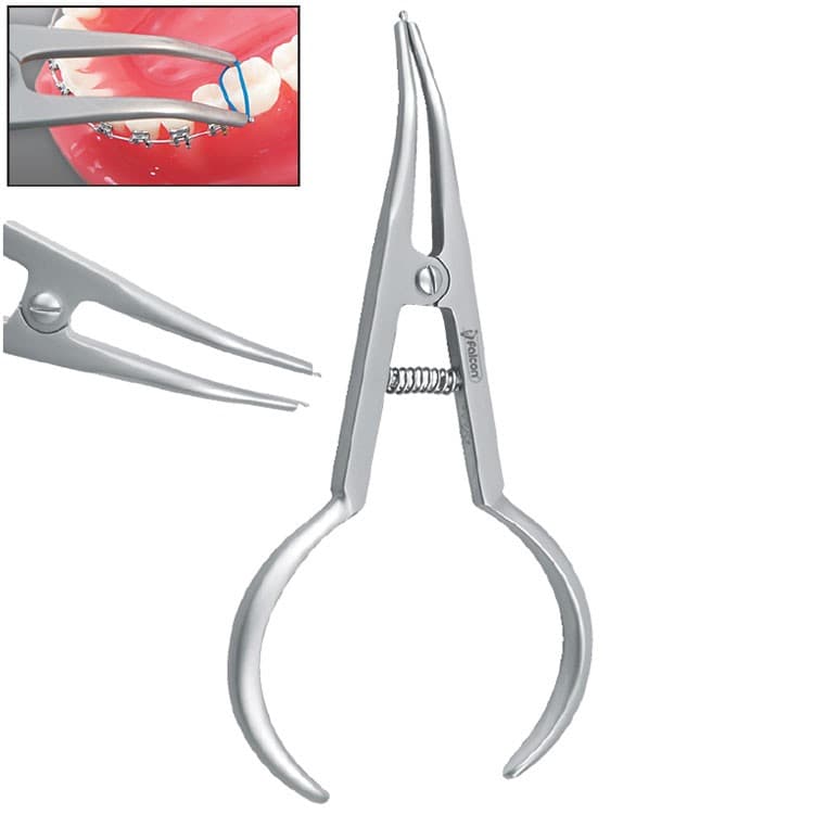 Elastomeric separators placing pliers – oficiali Falcon Medical produkto nuotrauka