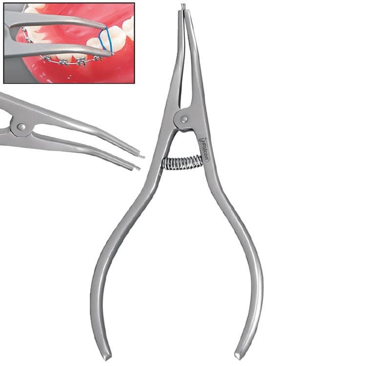 Elastomeric separators placing pliers – oficiali Falcon Medical produkto nuotrauka