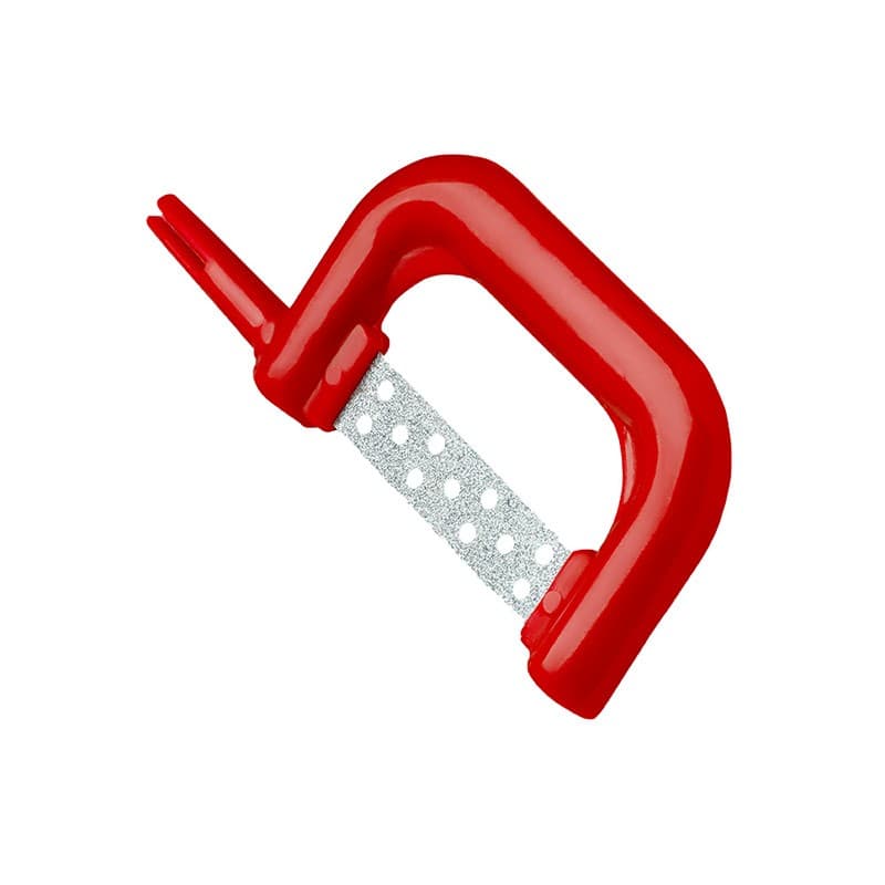 Interproximal reduction strip 4mm double side, fine grit, red – oficiali Falcon Medical produkto nuotrauka