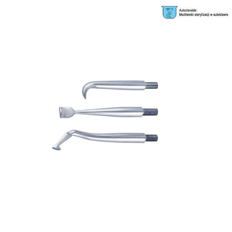 Set of 3 tips for DR.554.000 – oficiali Falcon Medical produkto nuotrauka