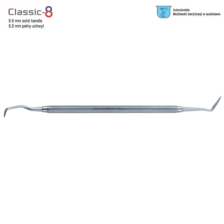Classic-8 Knife gingivectomy de Goldman-Fox fig. 9 – oficiali Falcon Medical produkto nuotrauka