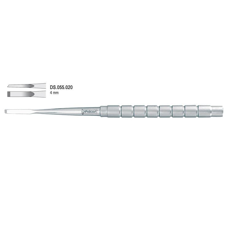 Chisel bone Gardner 4mm fig. 2 – oficiali Falcon Medical produkto nuotrauka