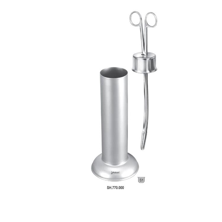 Forceps jar with forceps – oficiali Falcon Medical produkto nuotrauka
