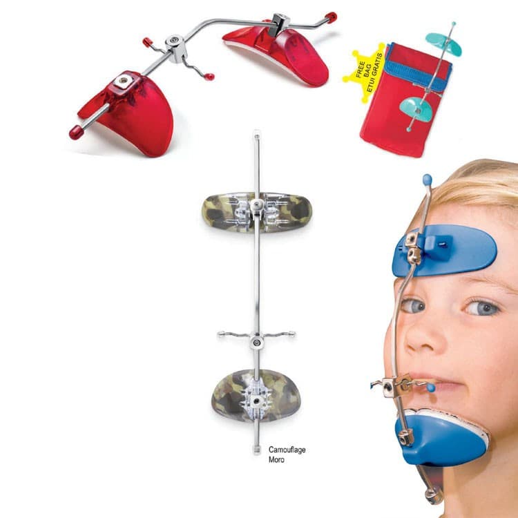 Comfi-Max fully adjustable facemask camouflage – oficiali Falcon Medical produkto nuotrauka