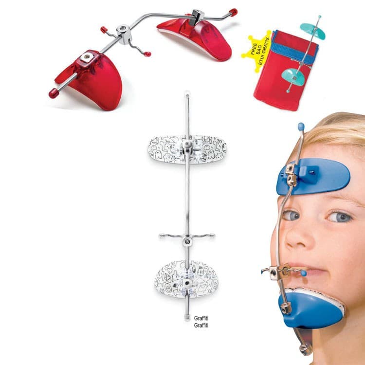 Comfi-Max fully adjustable facemask graffiti – oficiali Falcon Medical produkto nuotrauka